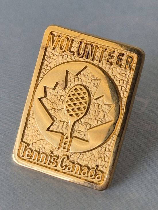 Other - Volunteer TENNIS CANADA Gold BIRKS STERLING lapel Pin